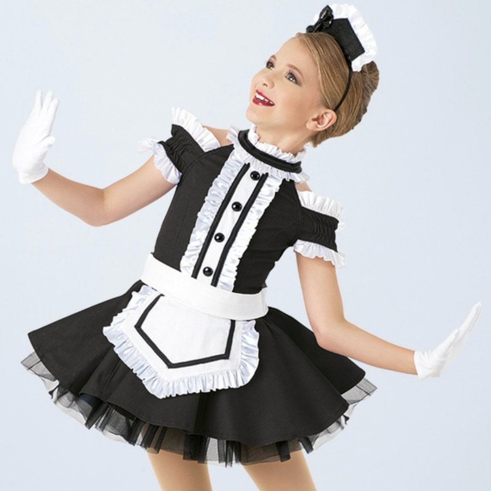 🖤 Weissman Be Our Guest Beauty Beast Belle Maid costume dance jazz tap ballet